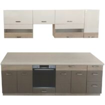 Kuchynská linka Premio 260 C plus sonoma/biela/cappuccino lesk BB