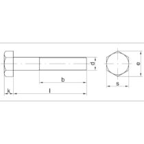 Skrutka 5.8 12x120 DIN931 ZN (bal 2kg)